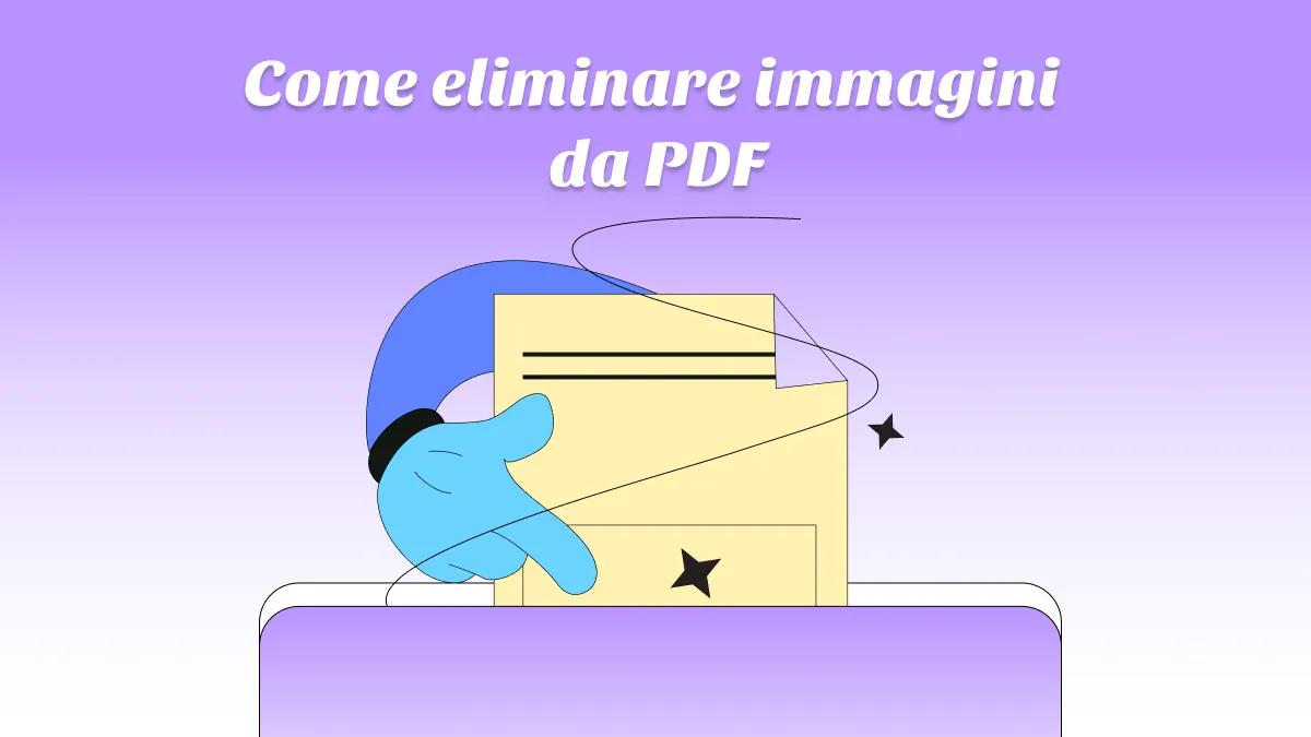 Come eliminare immagini da un PDF