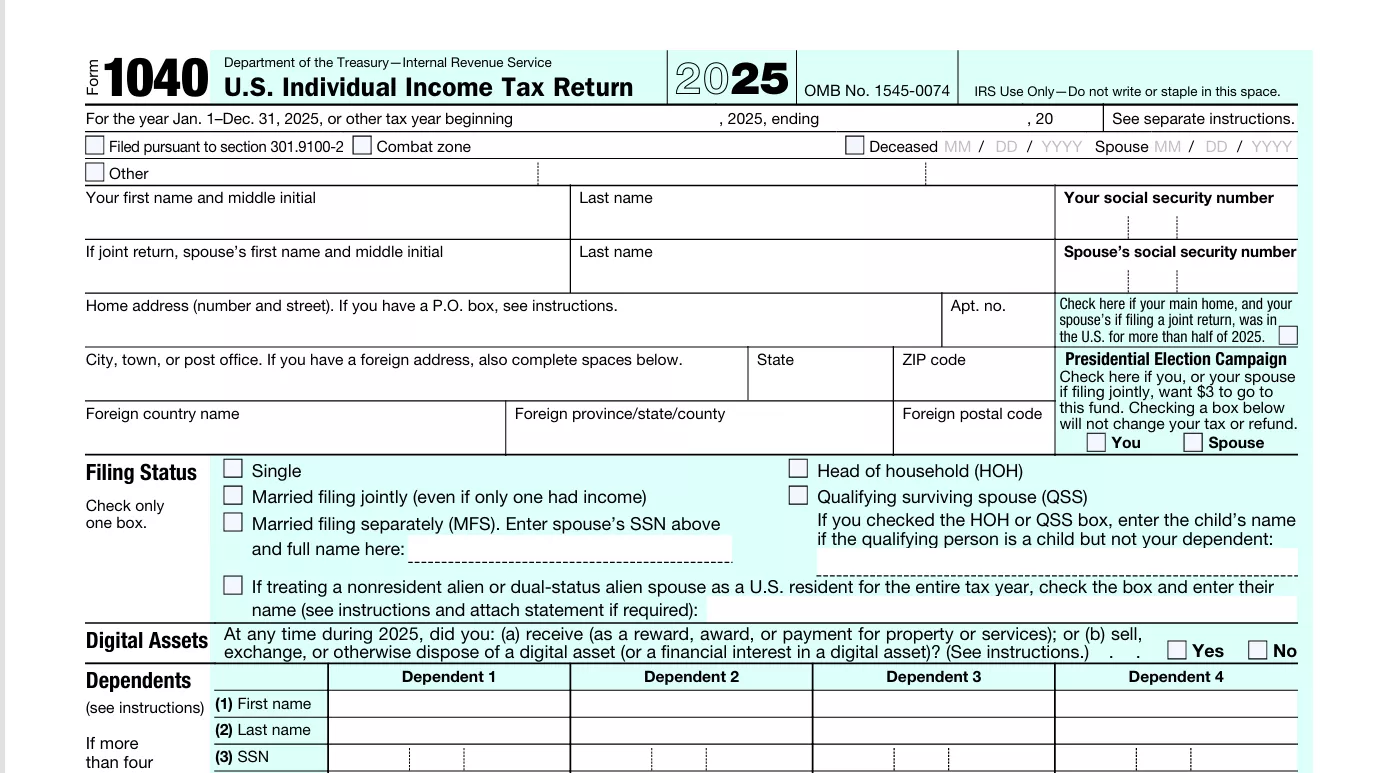 form 1040