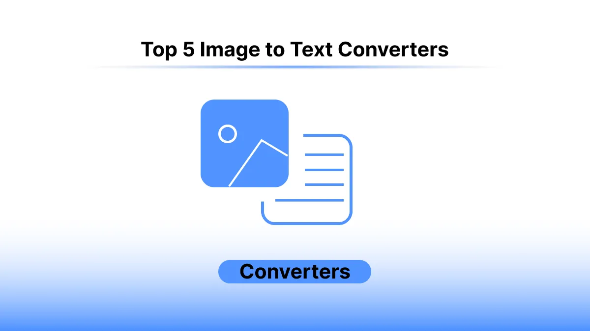 Top 5 Image to Text Converter with OCR