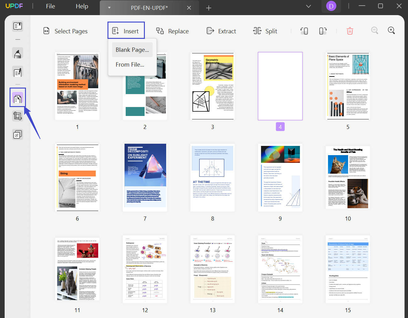 Schnelle Lösungen zum Hinzufügen von Seiten zu PDF UPDF