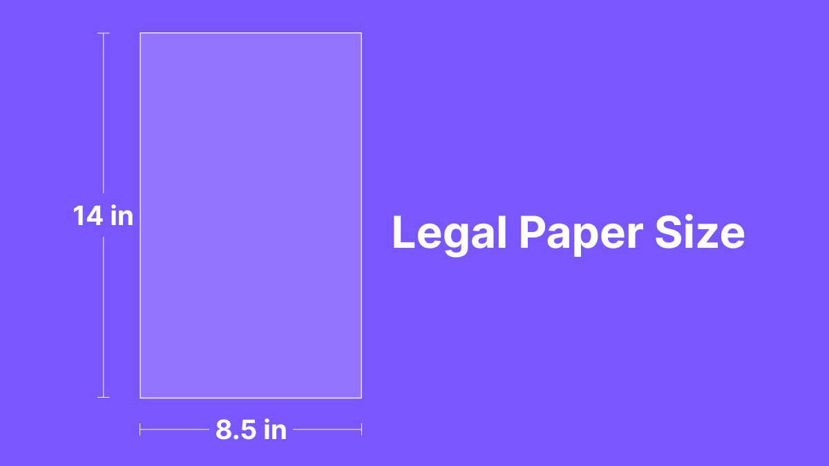 What Are Legal Size Paper Dimensions In 2023 UPDF