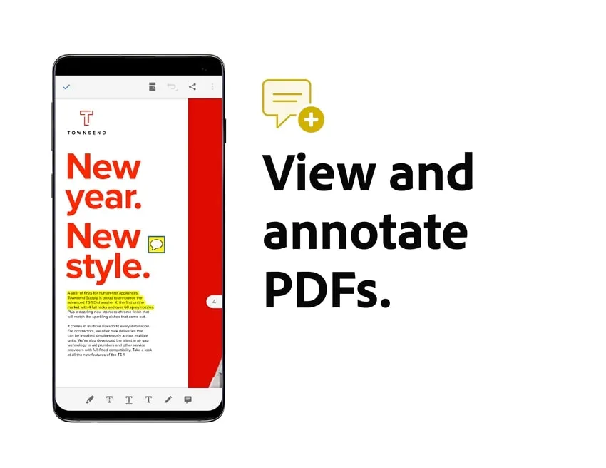 PDF Annotation Colors, Preset Styles, Icons: Android