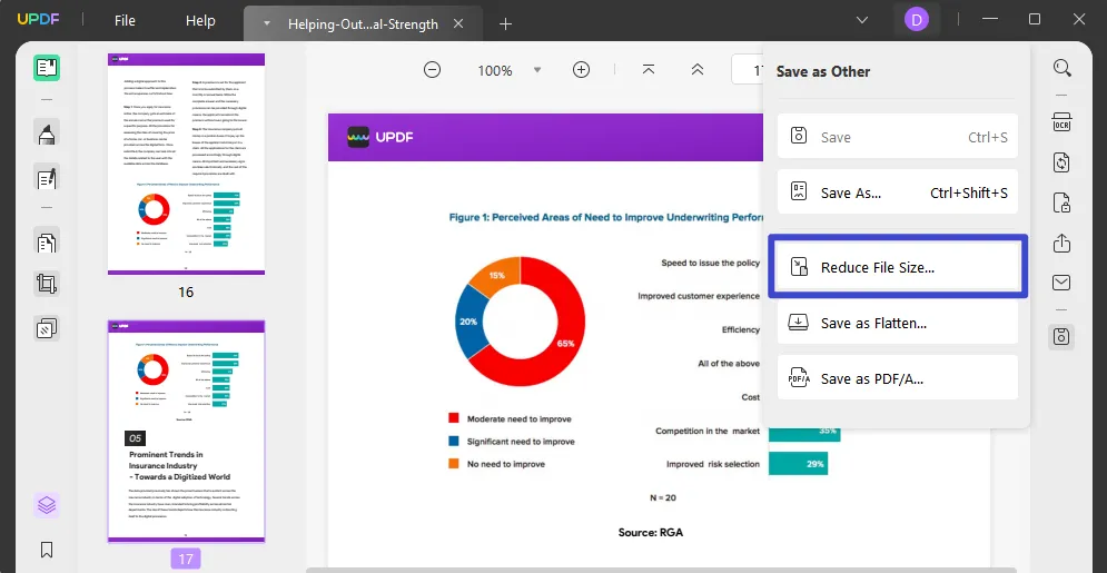 reduce pdf file size