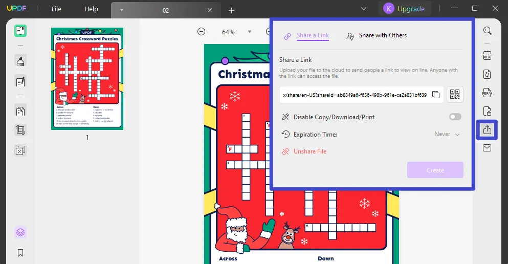 share christmas crossword puzzles