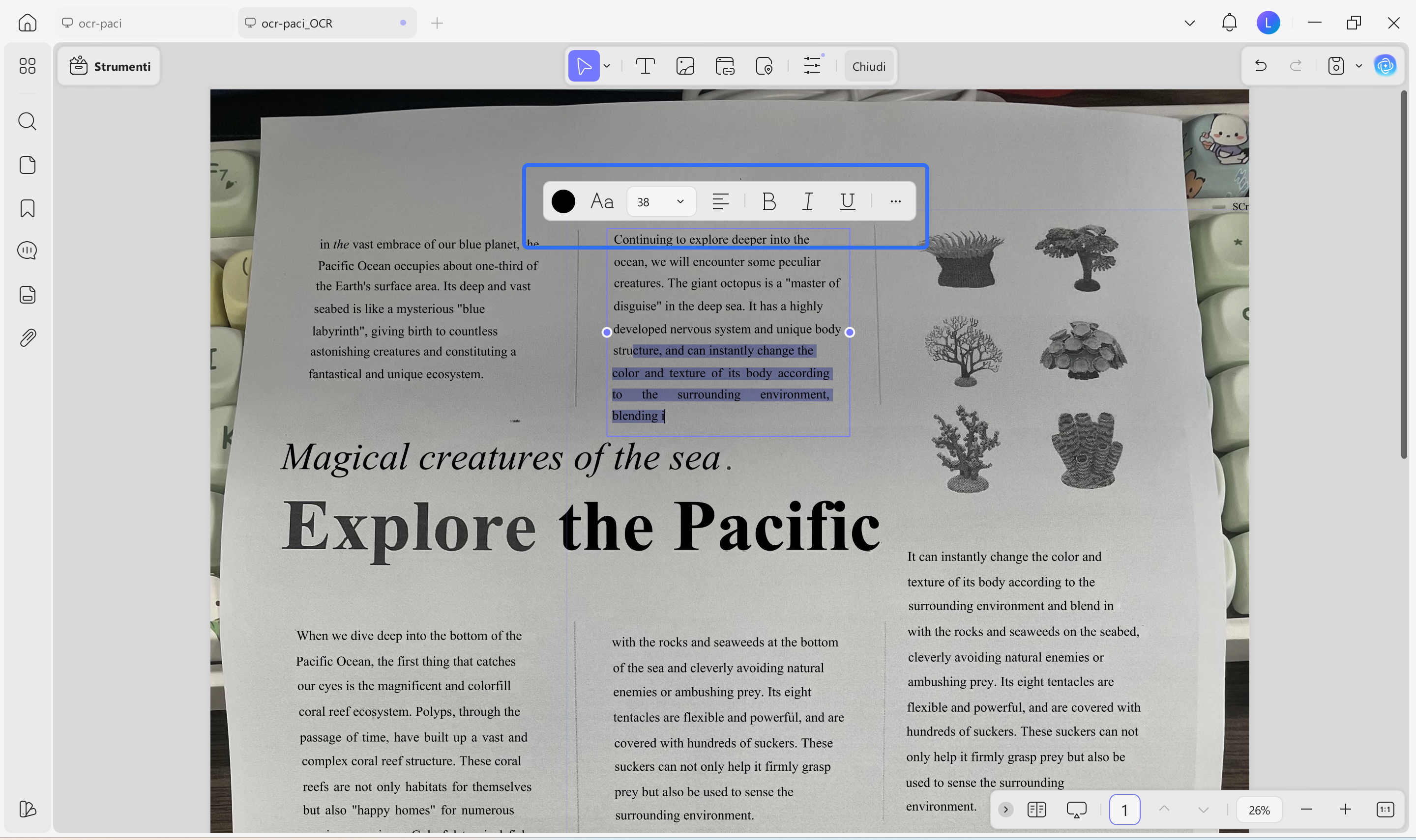 edit scanned PDFs
