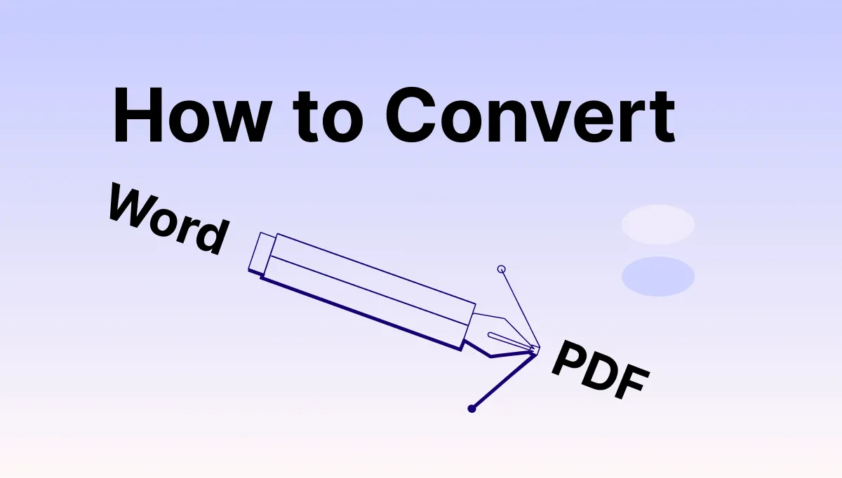 How to Convert Word to PDF with 3 Free Ways