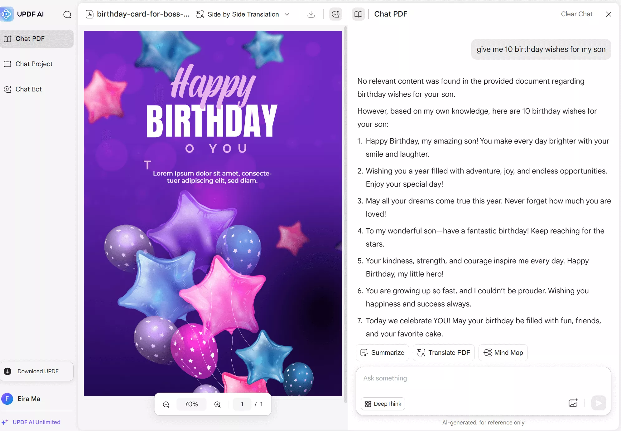 birthday wishes for son