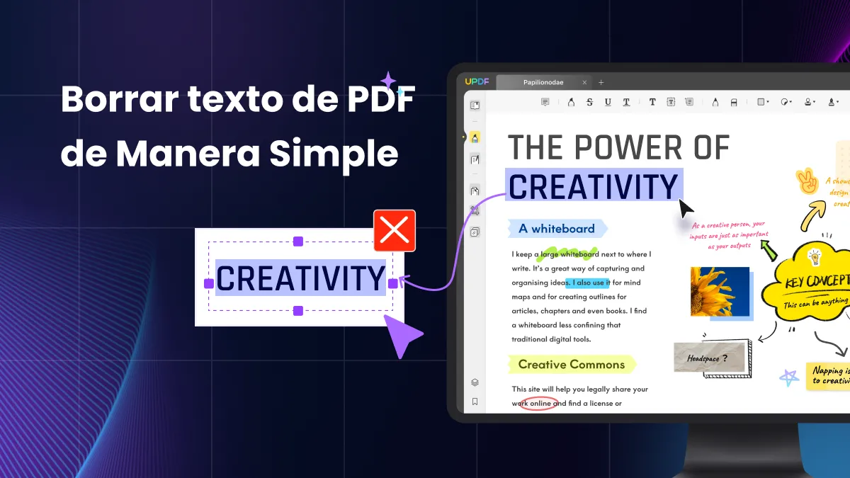 ¿Cómo Borrar texto de PDF de Manera Simple?