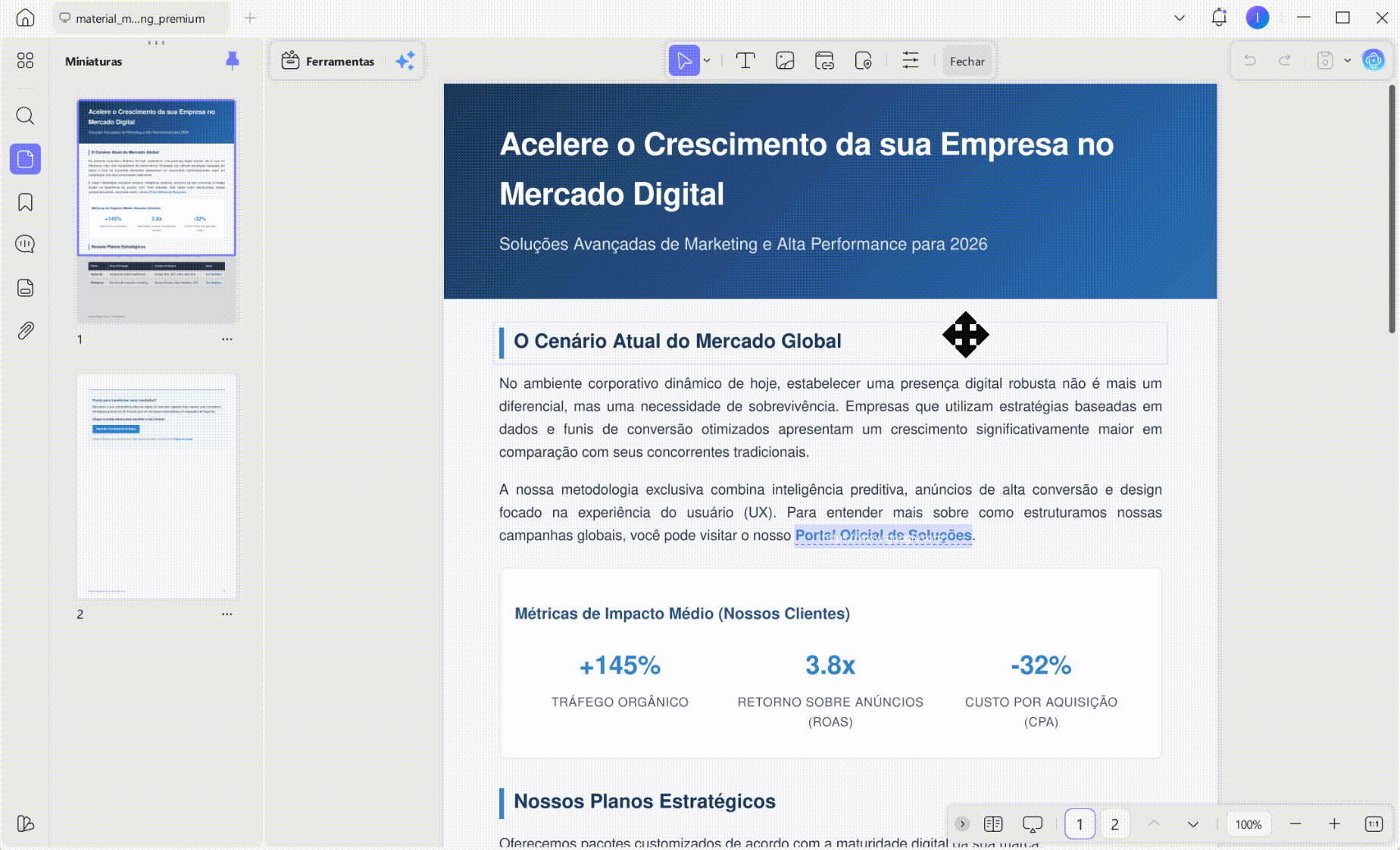 Editar Link PDF