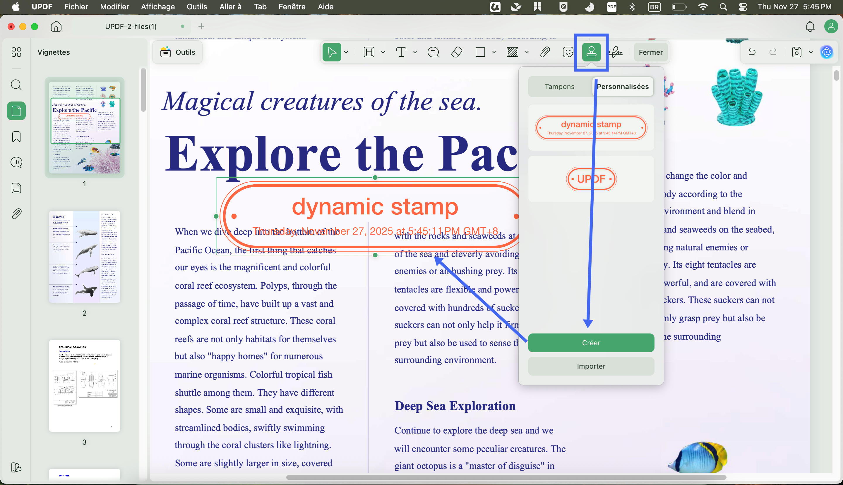 add dynamic stamp mac