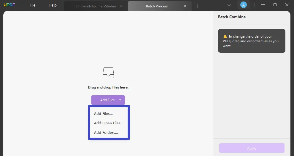 convertir gif a pdf con función de combinación por lotes