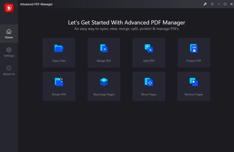 PDF Manager Advanced PDF Manager