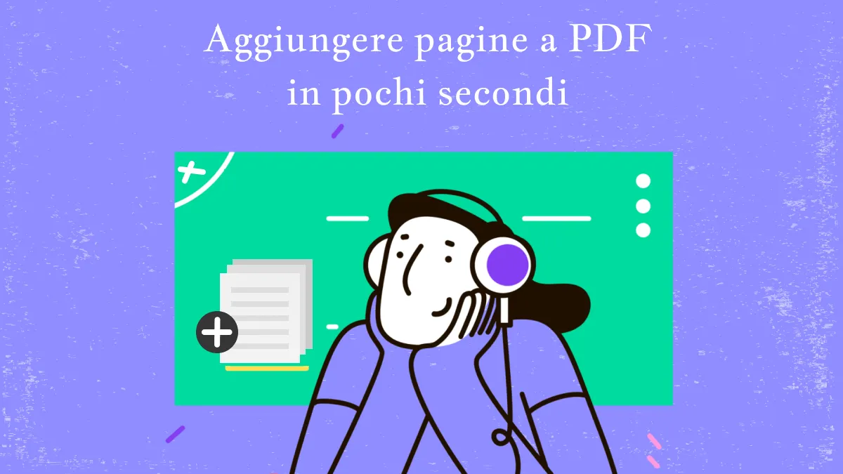 aggiungere pagine al PDF