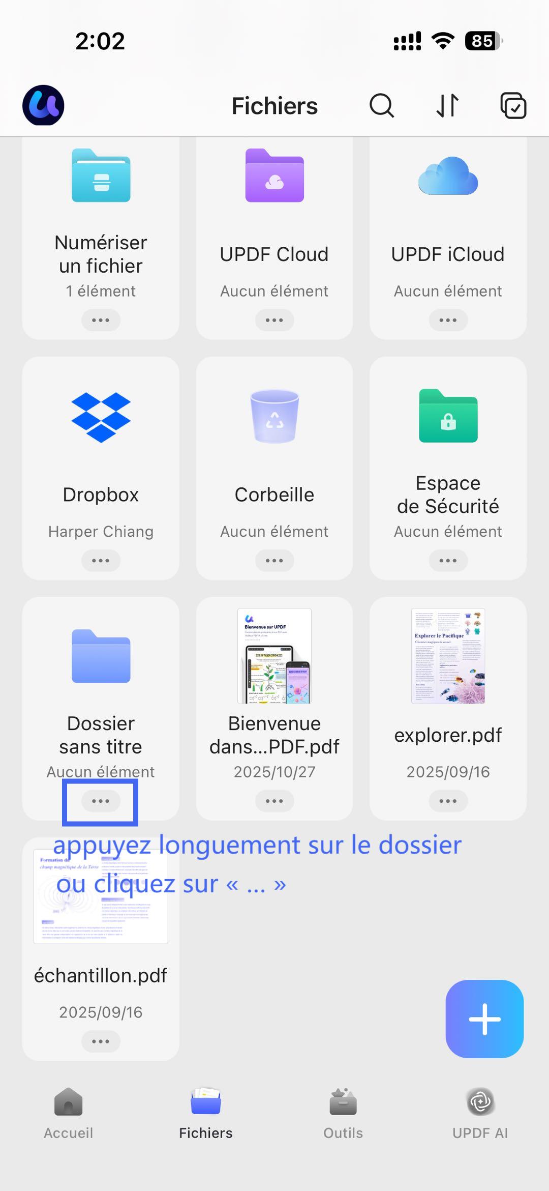 gestionnaire de dossier
