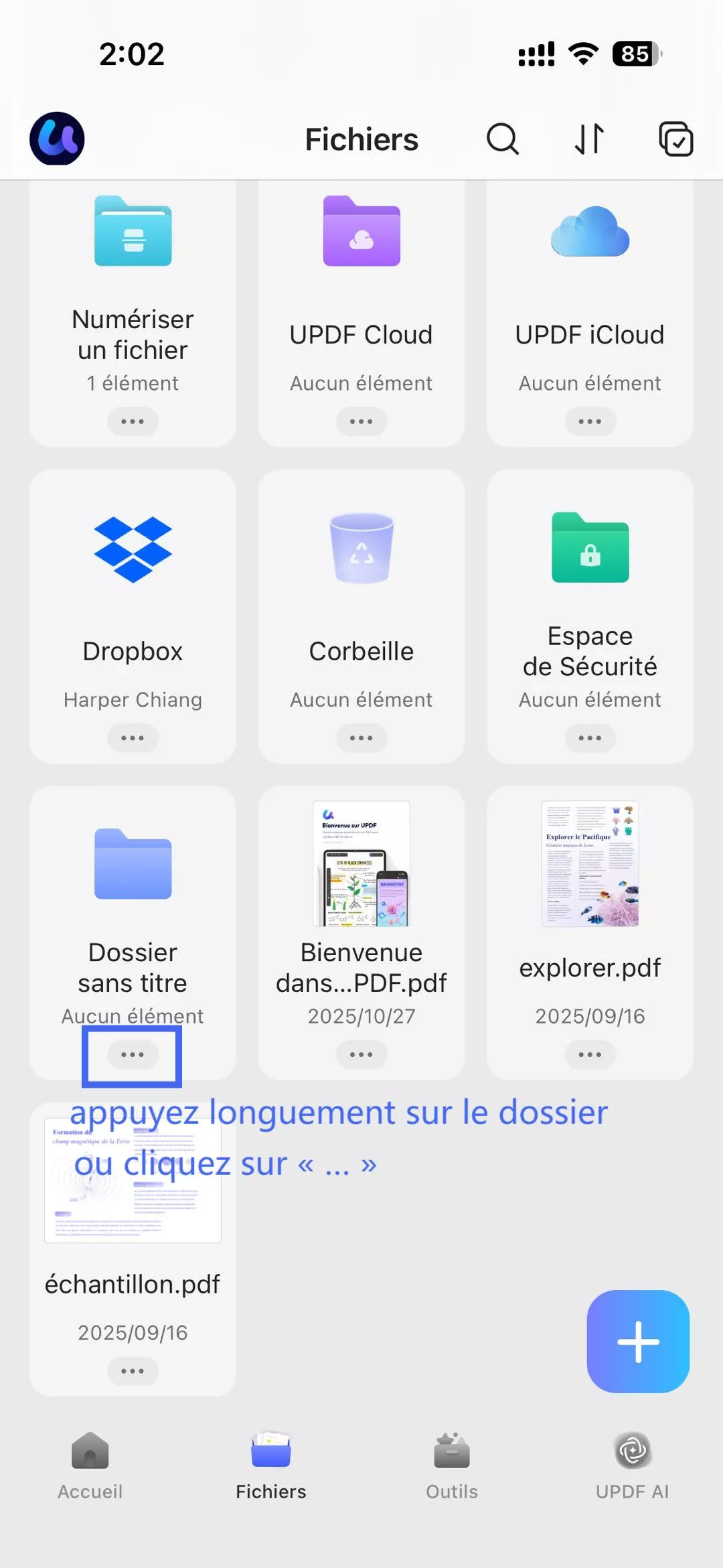 gestionnaire de dossier
