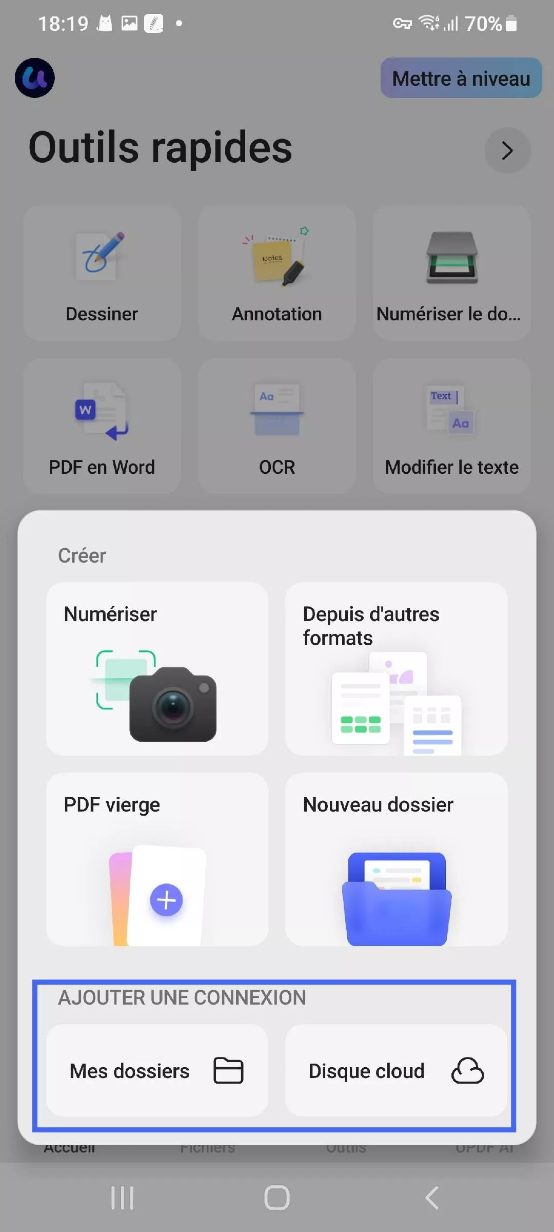 importer des fichiers Android