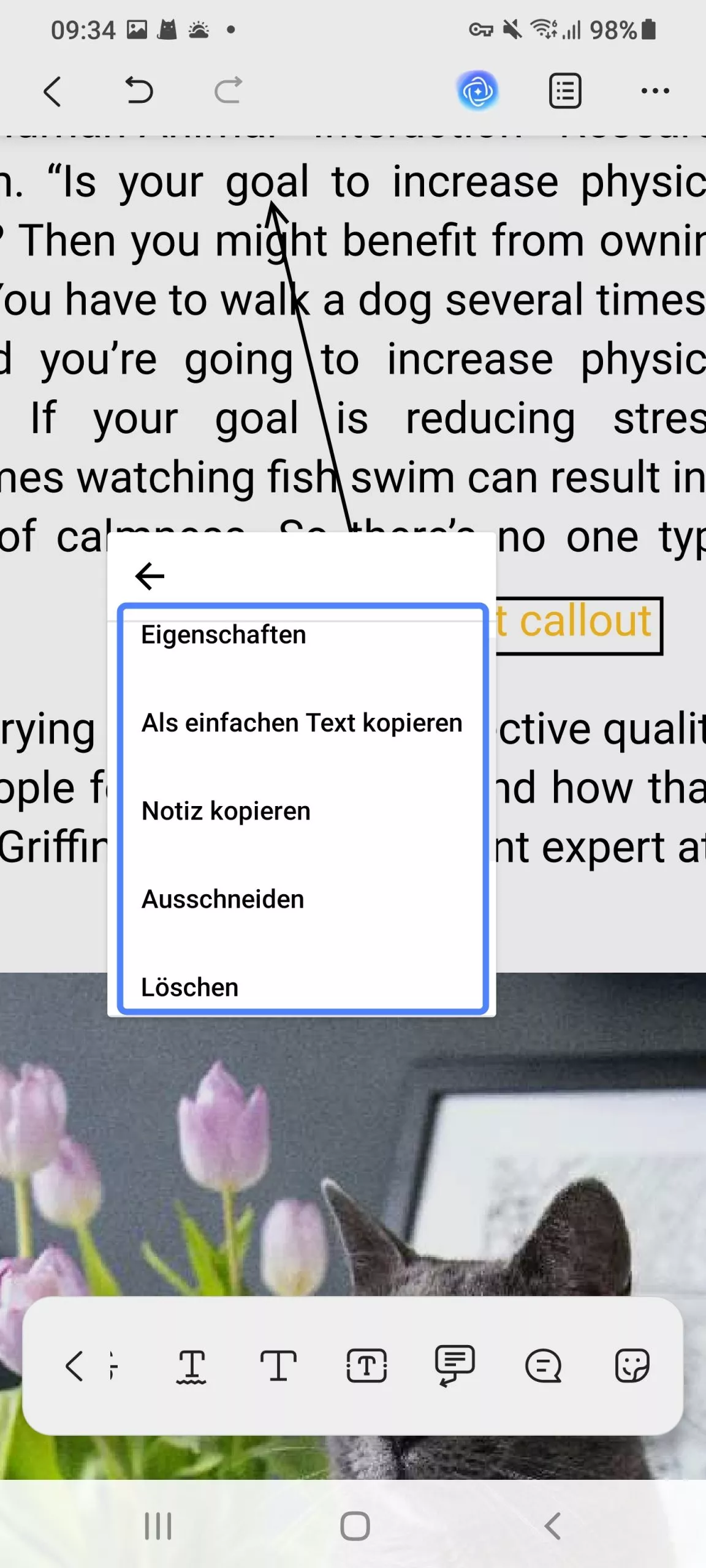 Haftnotiz hinzufügen