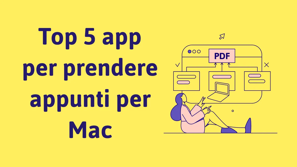 Top 5 app per prendere appunti per Mac (compatibili con macOS Sonoma)