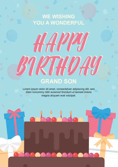 birthday card template