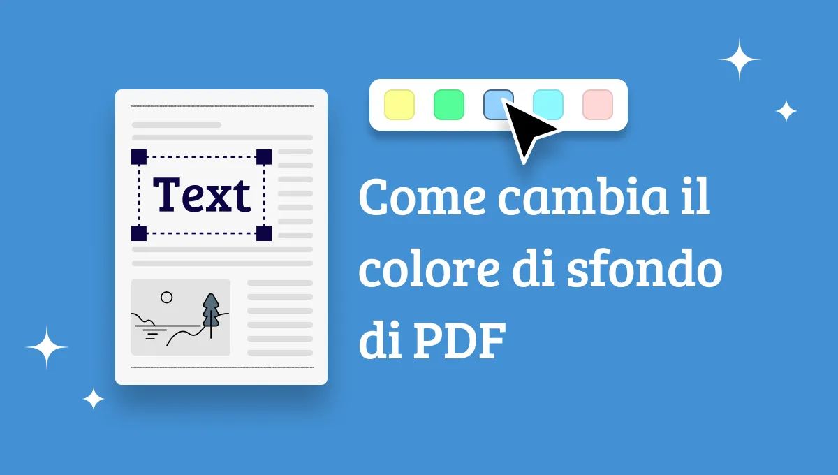 Come cambia il colore di sfondo del PDF con 3 modi