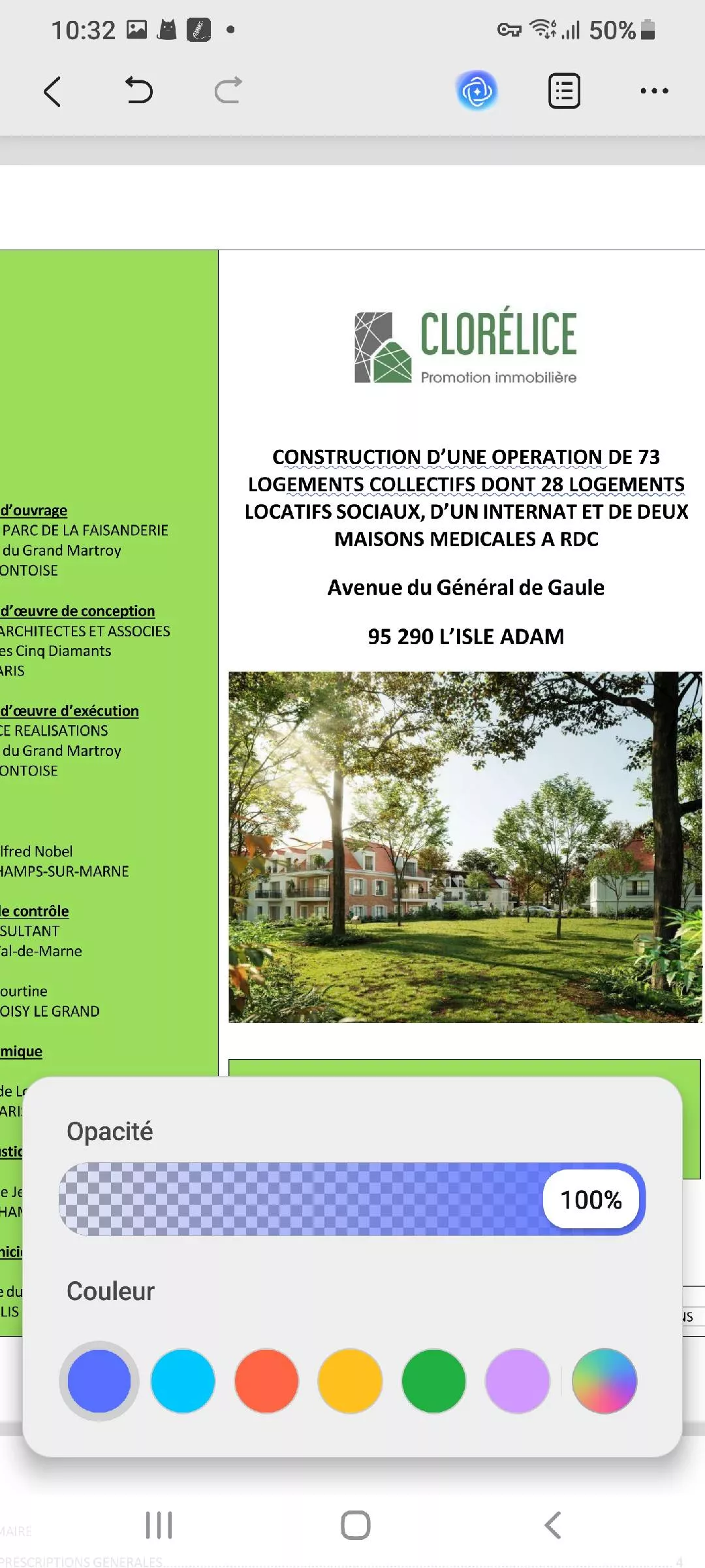 modifier la ligne sinueuse