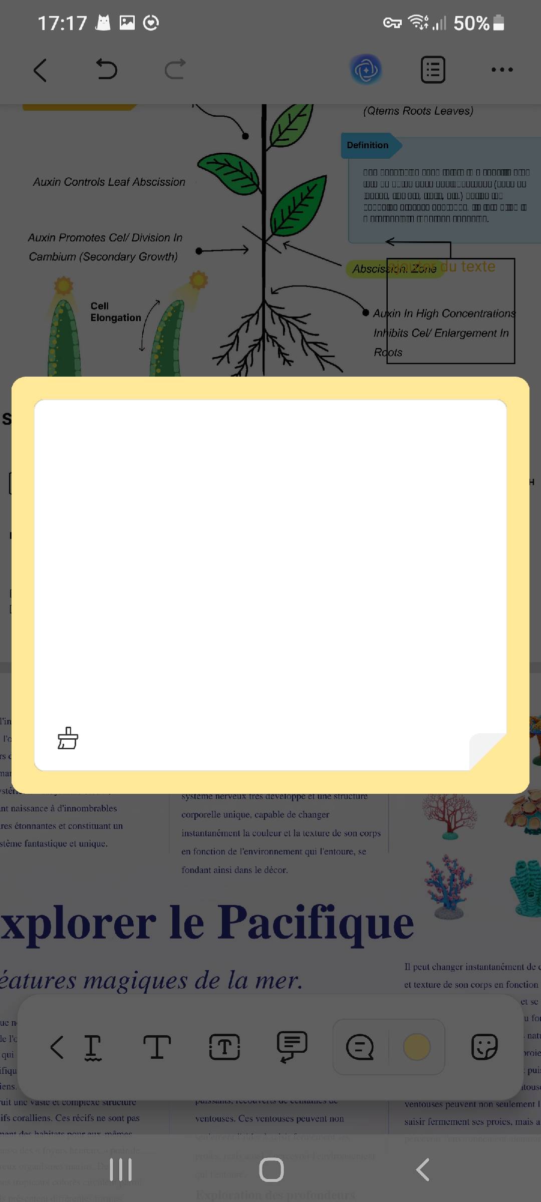 modifier le post-it