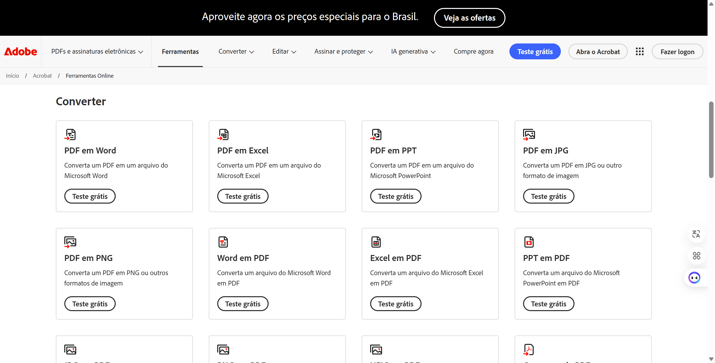 converter pdfs com adobe acrobat online