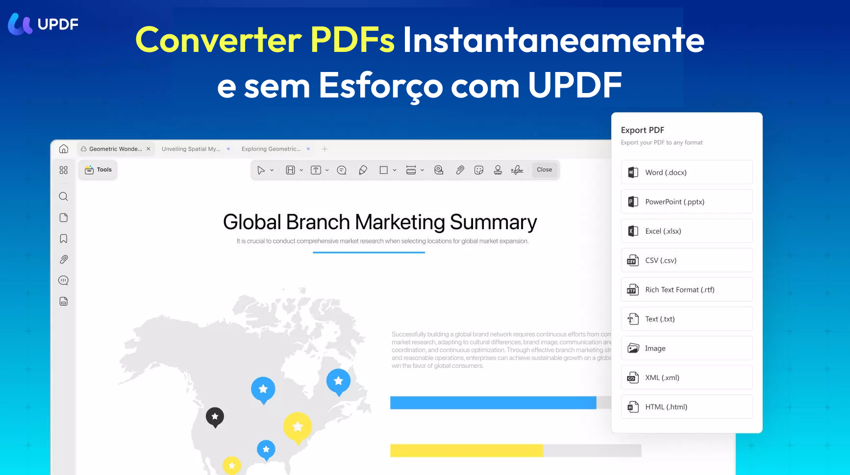 converter pdfs instantaneamente e sem esforço com updf