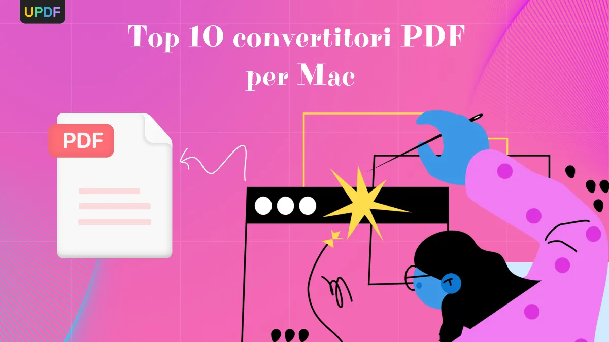 Top 10 convertitori PDF per Mac (compatibile con macOS Sonoma)