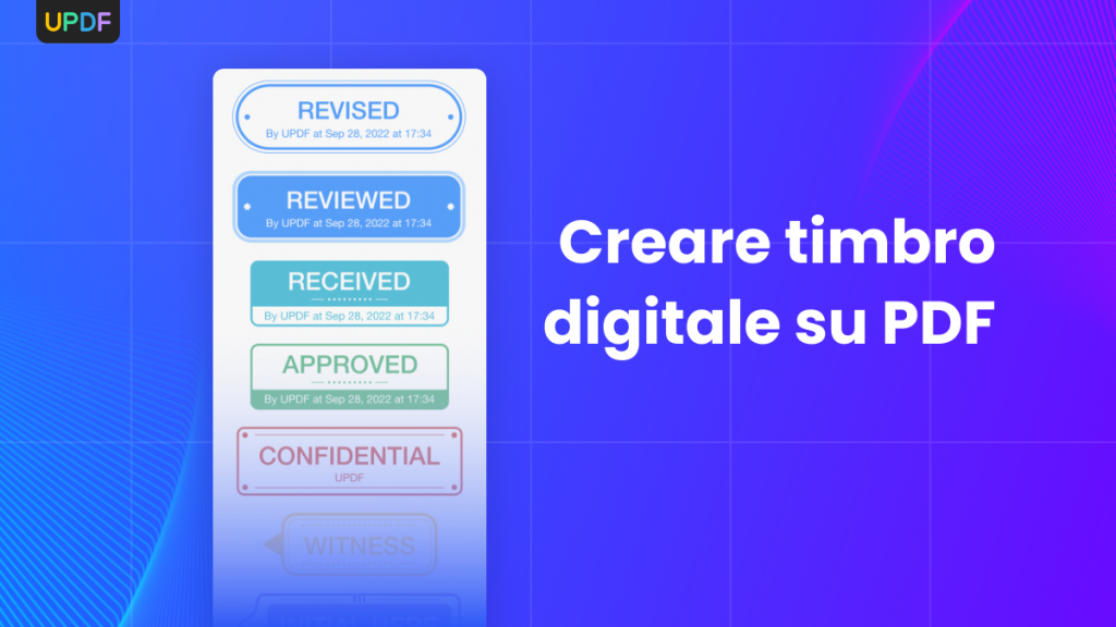 Come creare timbro PDF: Guida per principianti | UPDF