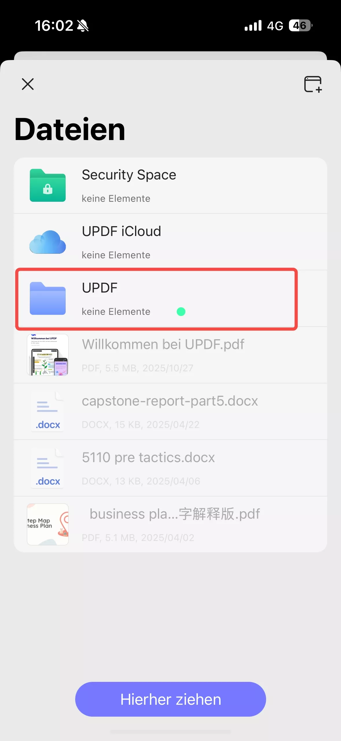 Dateien in einen neuen Ordner verschieben