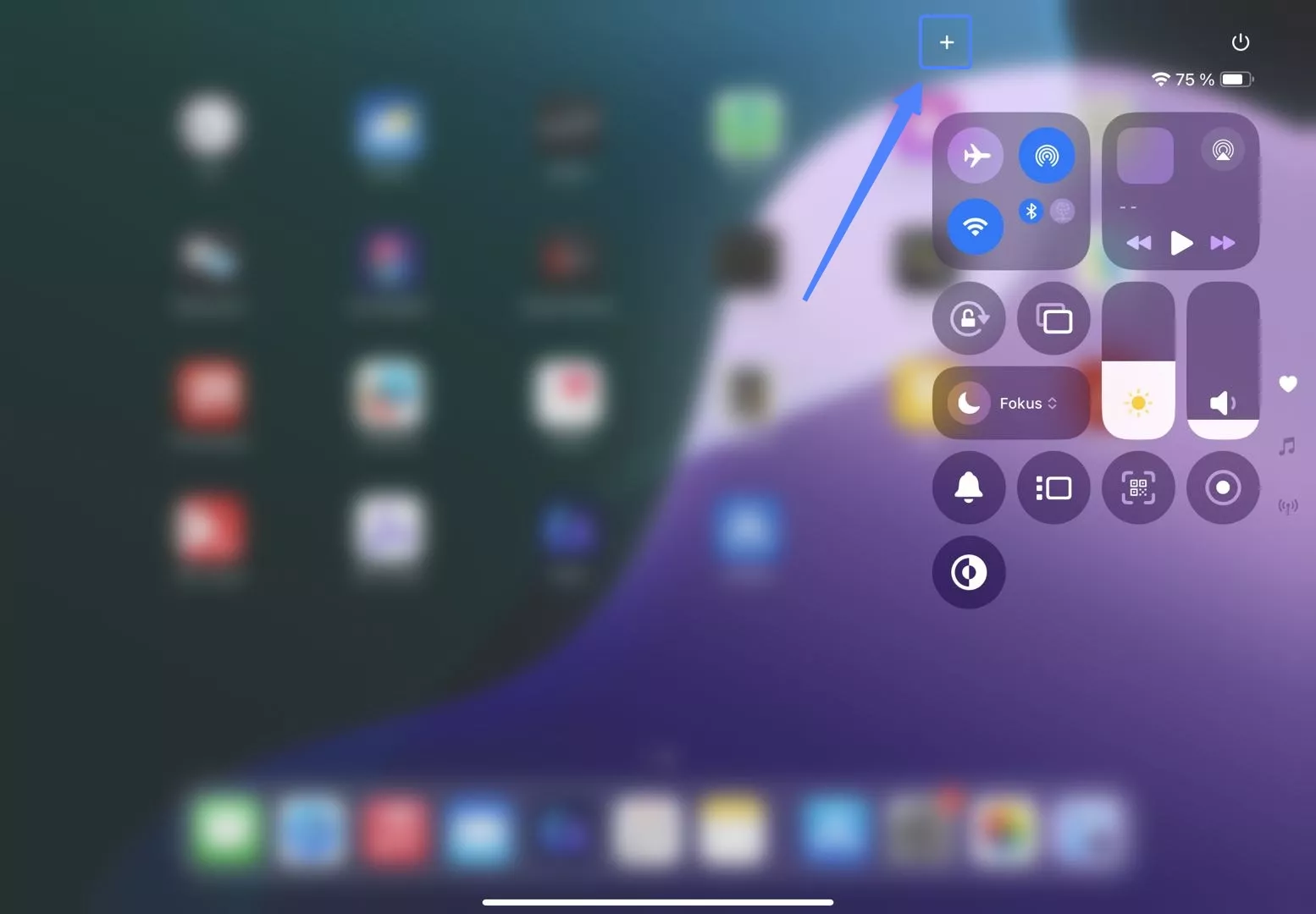 iPad für die Verwendung in mehreren Fenstern einrichten