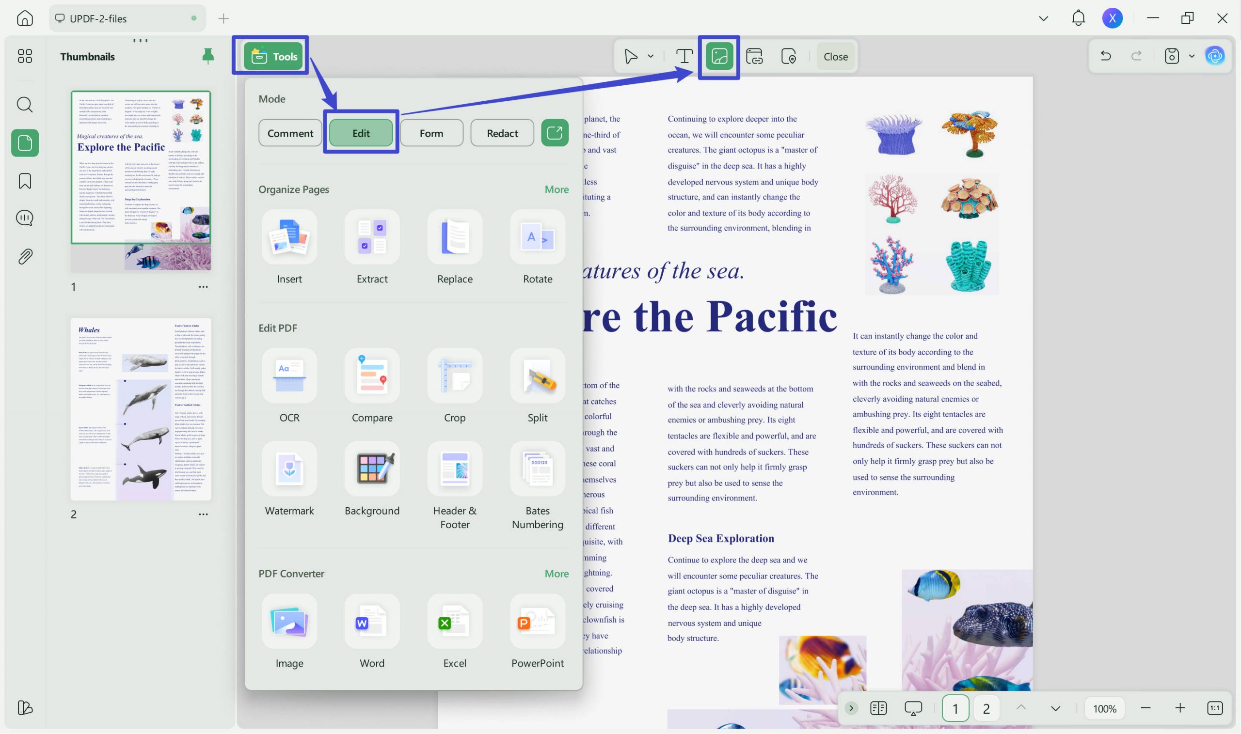merge photos to pdf