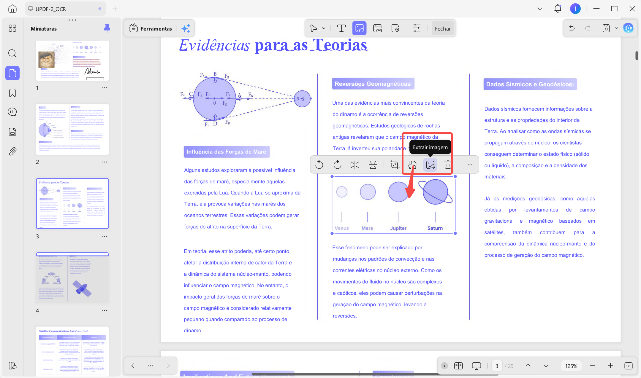 extrair imagem de pdf no updf