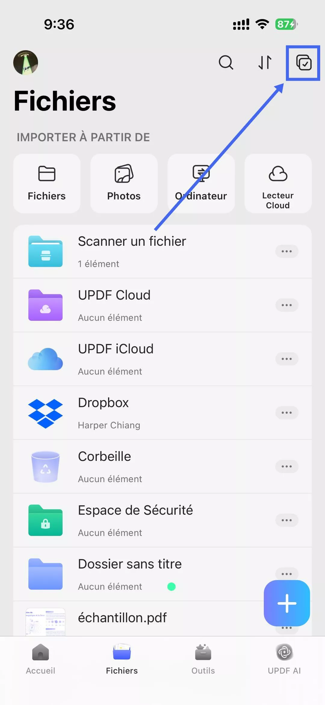 déplacer les fichiers