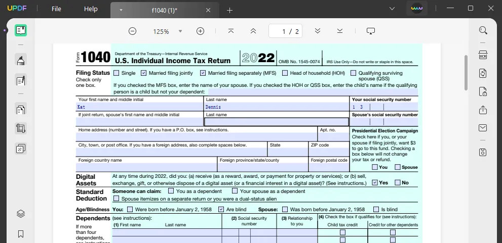 pdf filler free online updf fill form