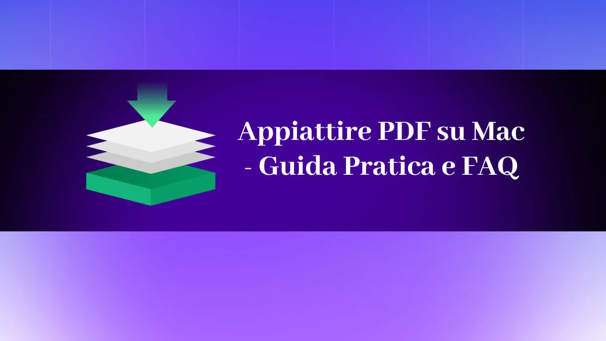Appiattire PDF su Mac - Guida Pratica e FAQ