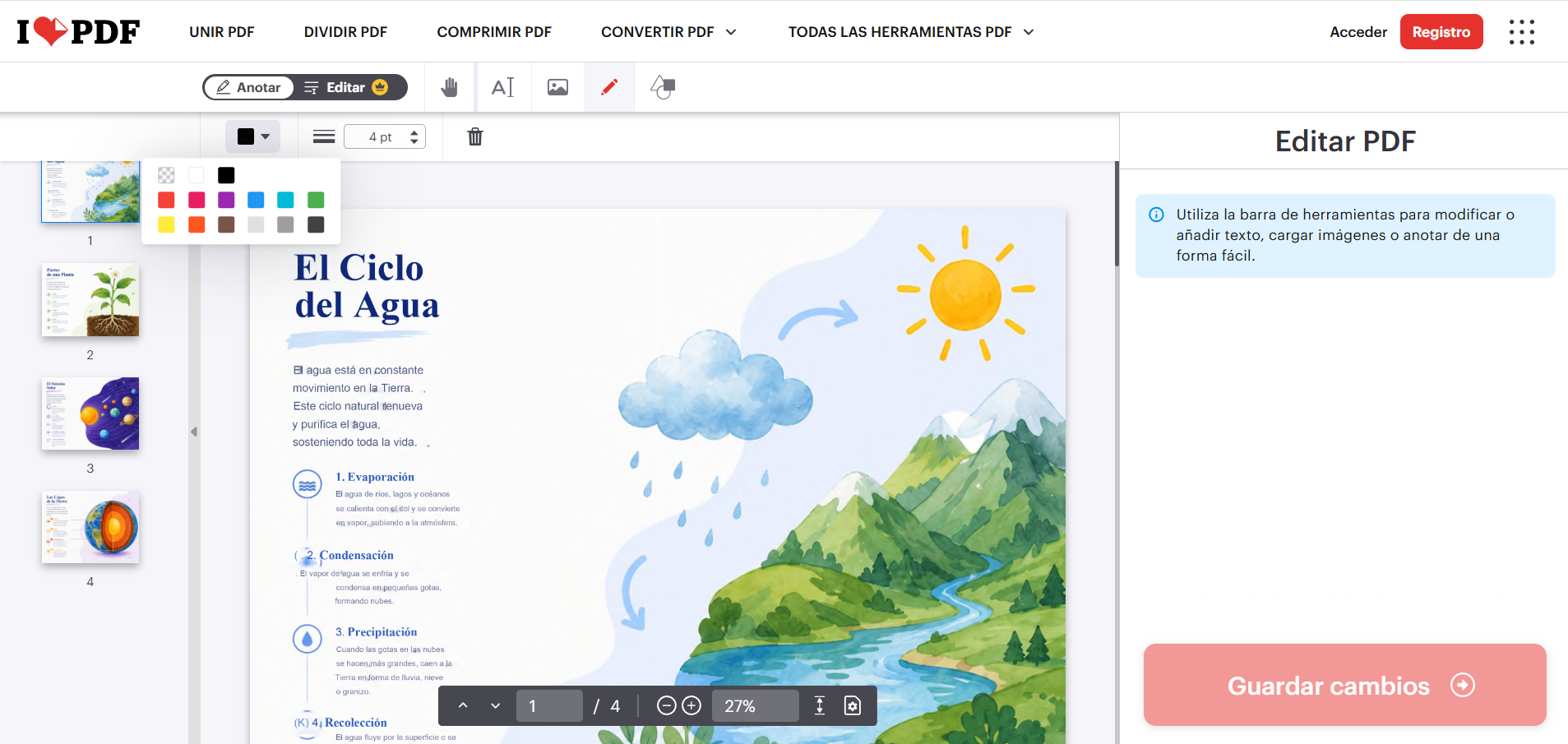 subrayar pdf online en ilovepdf