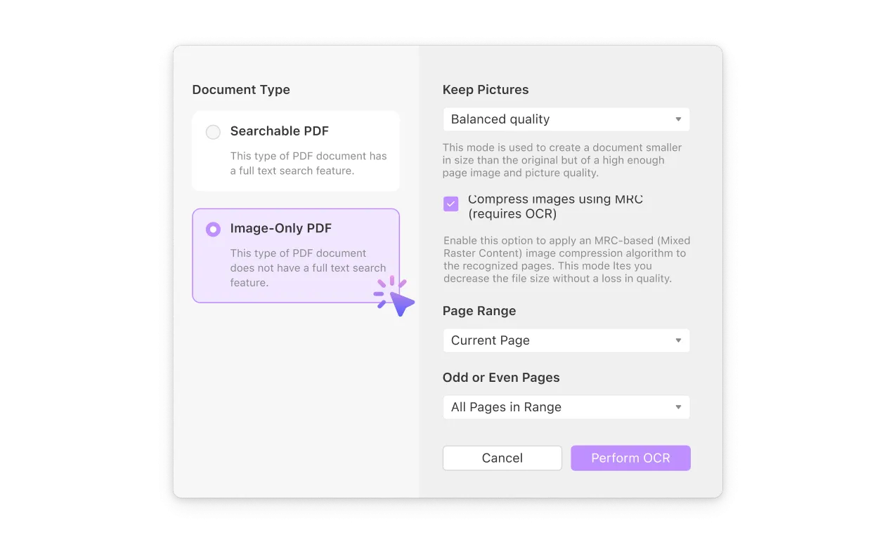 updf hot key turn pdf in image-only pdf