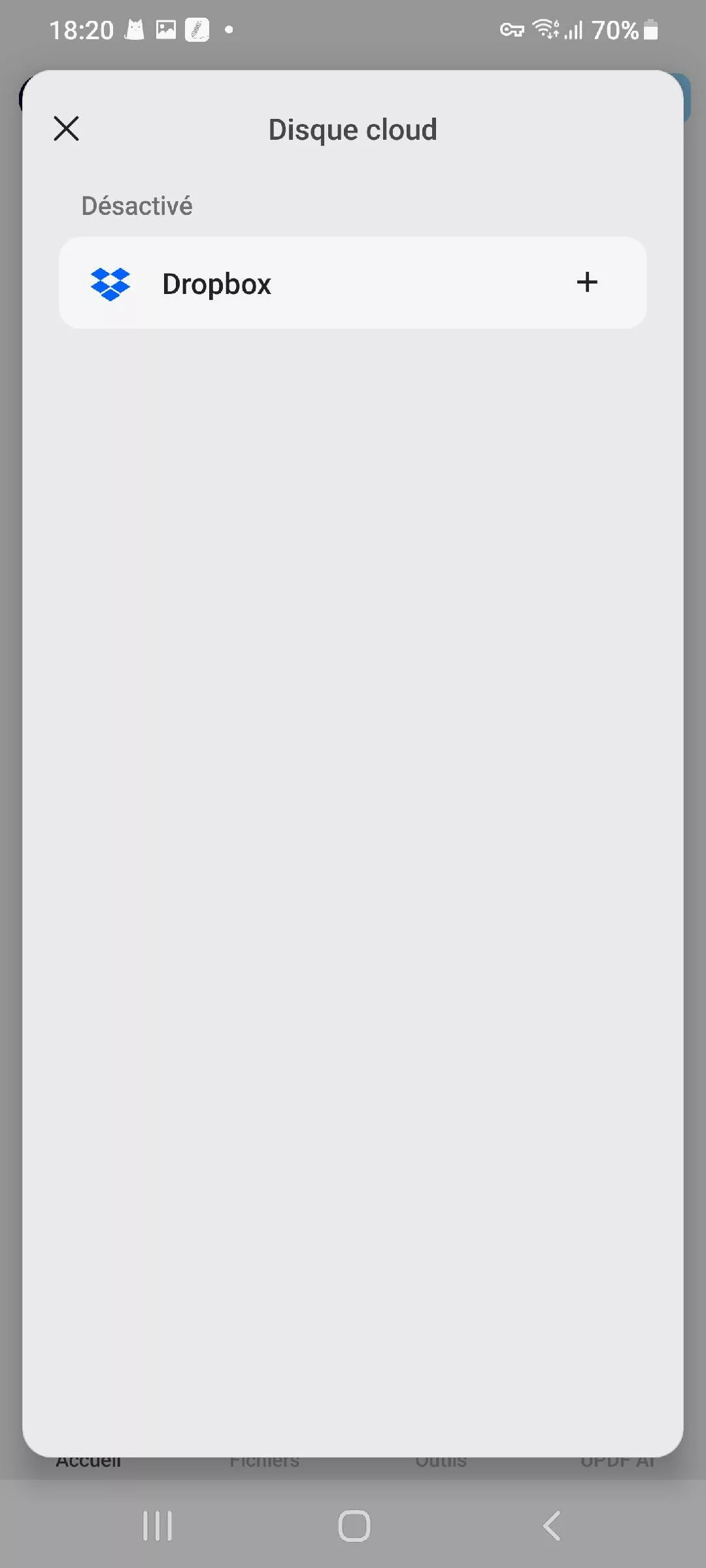 importer des fichiers Android