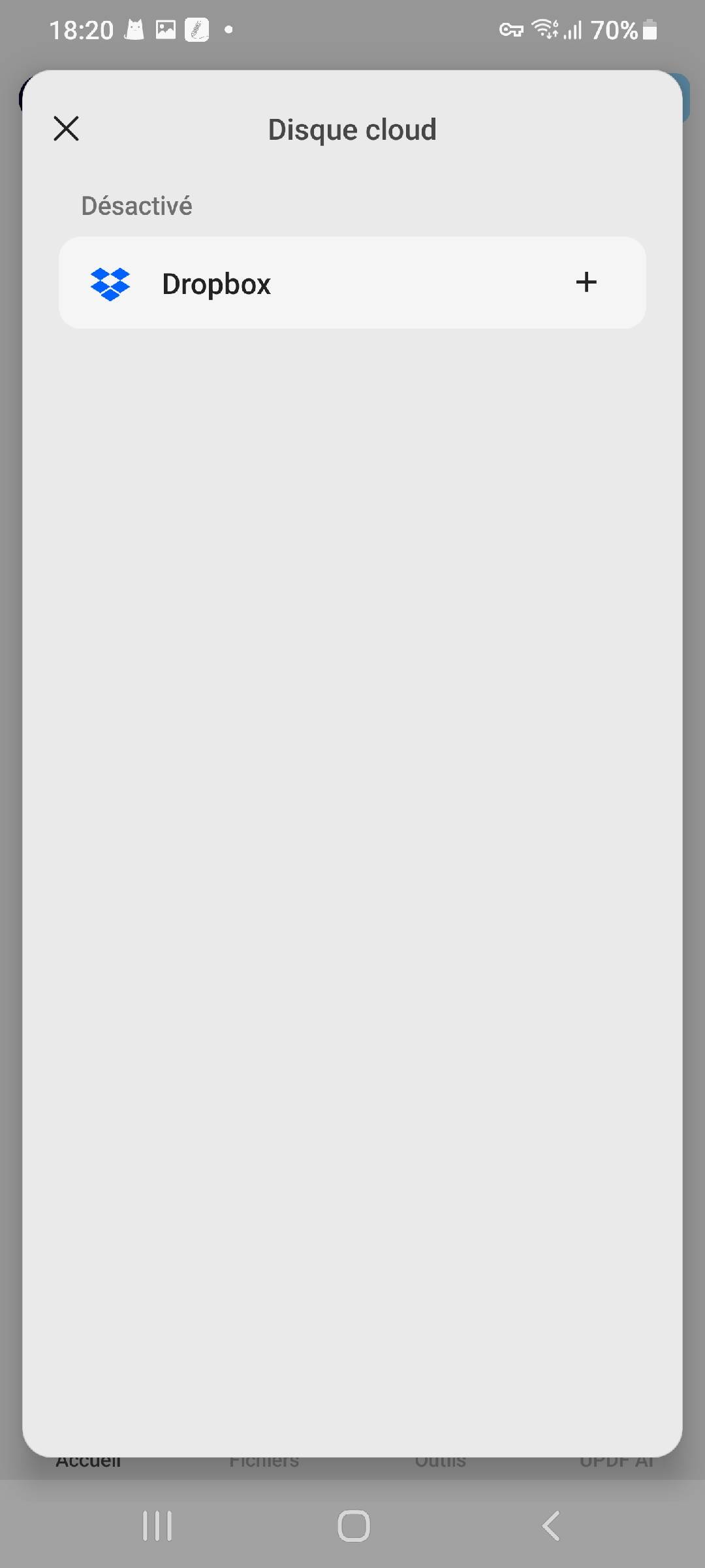importer des fichiers Android