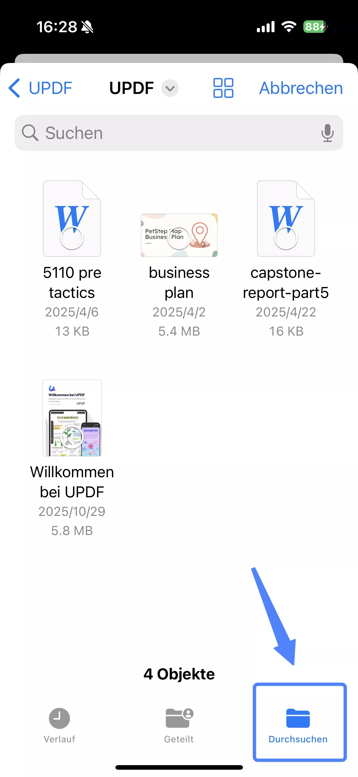 Aus Dateien importieren