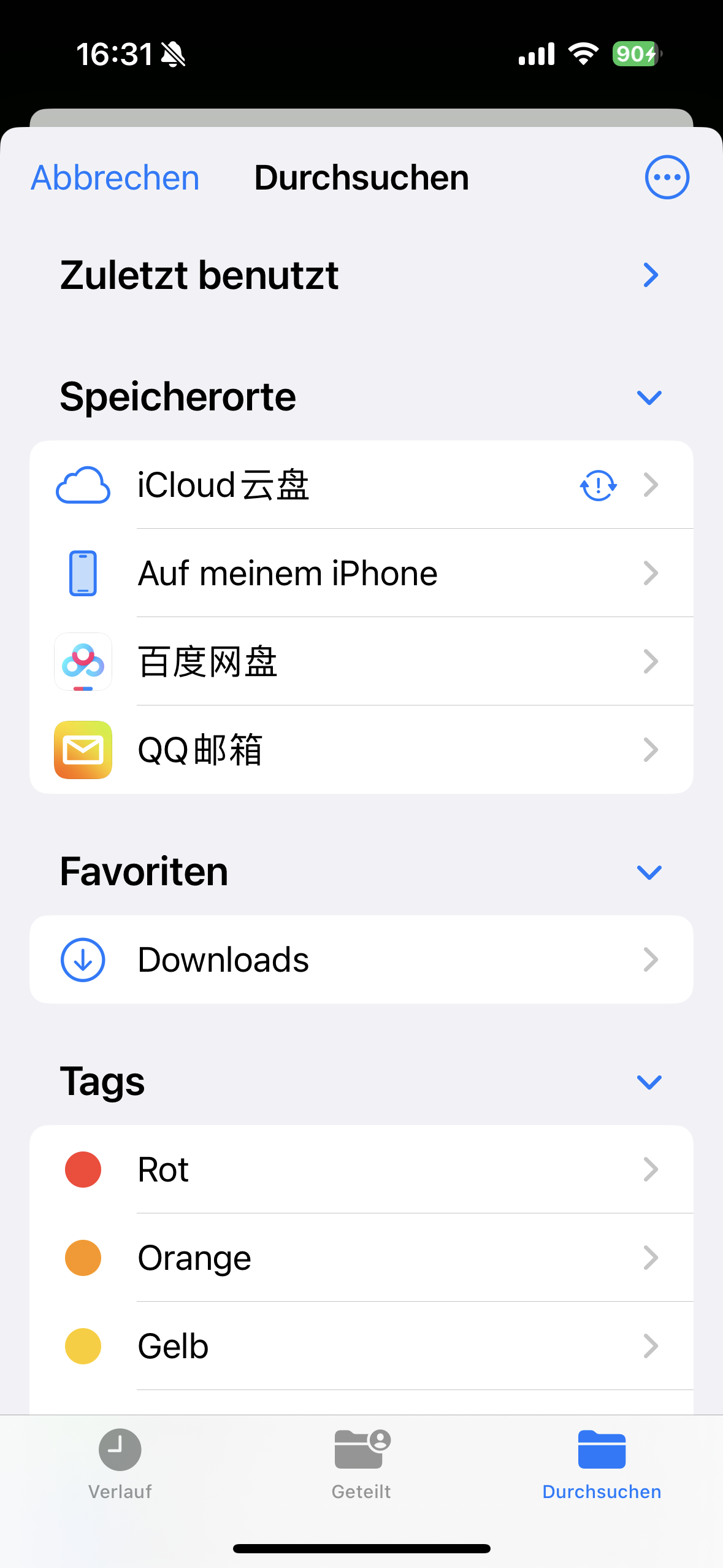 Aus Dateien importieren