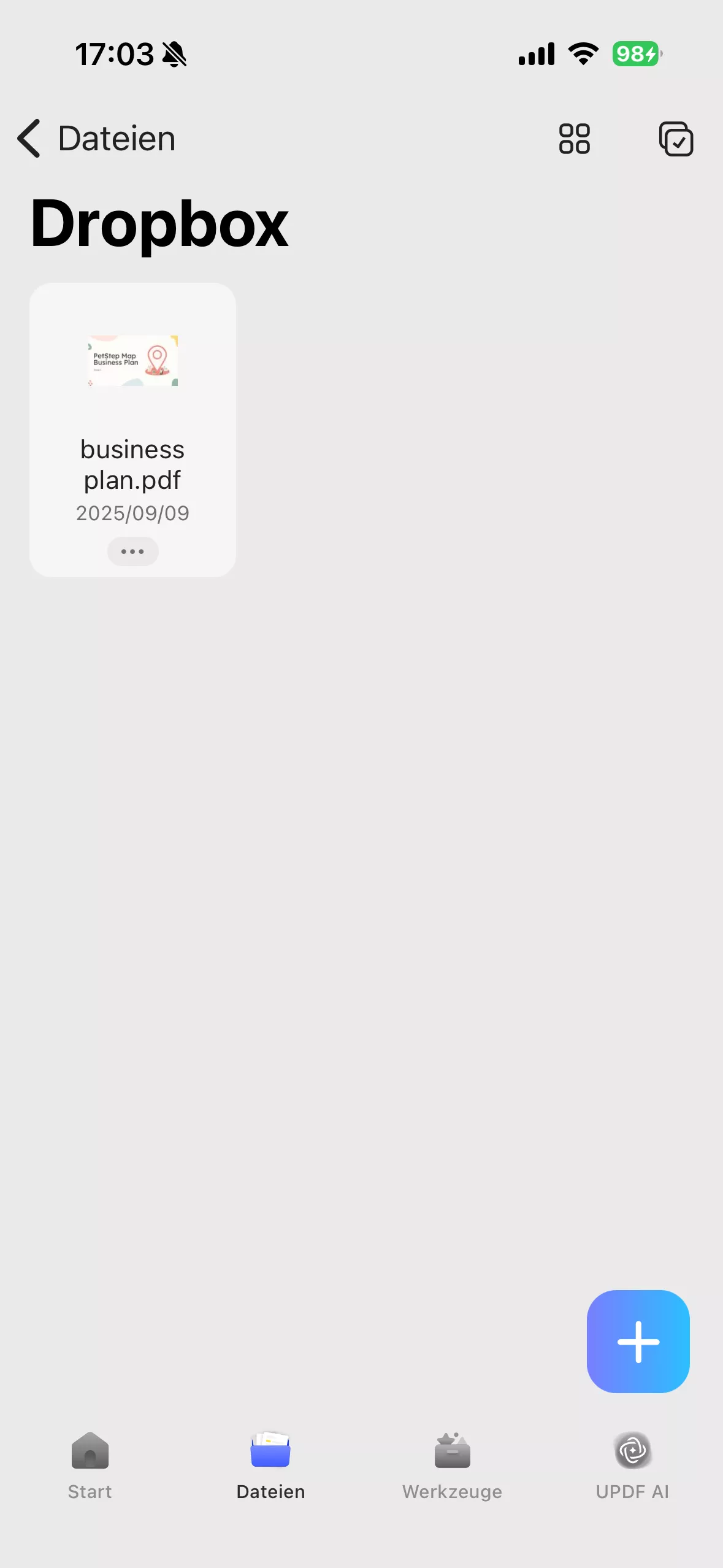 Aus der Cloud importieren