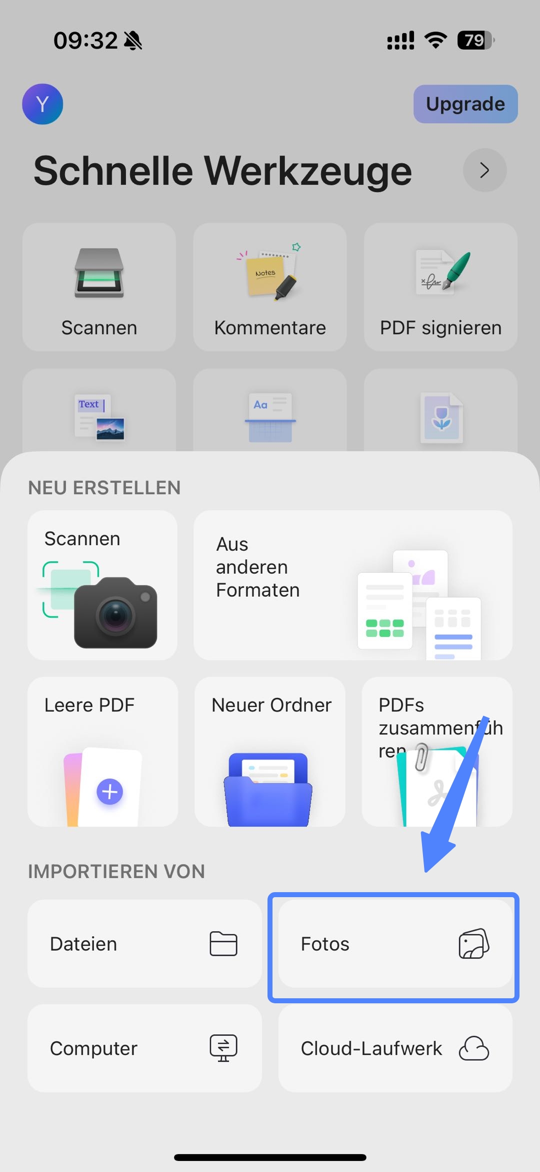 Foto importieren
