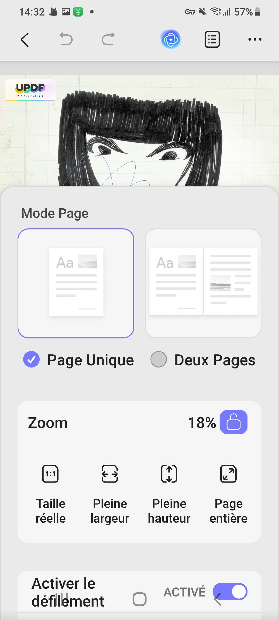 mode page