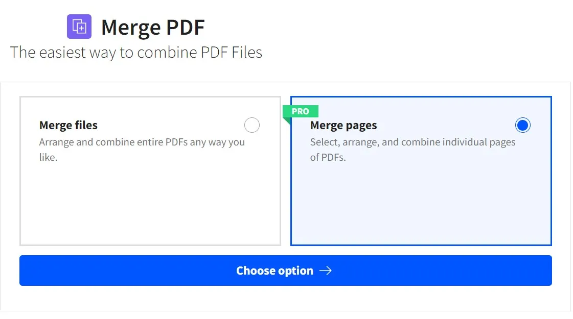 unire PDF con smallpdf 