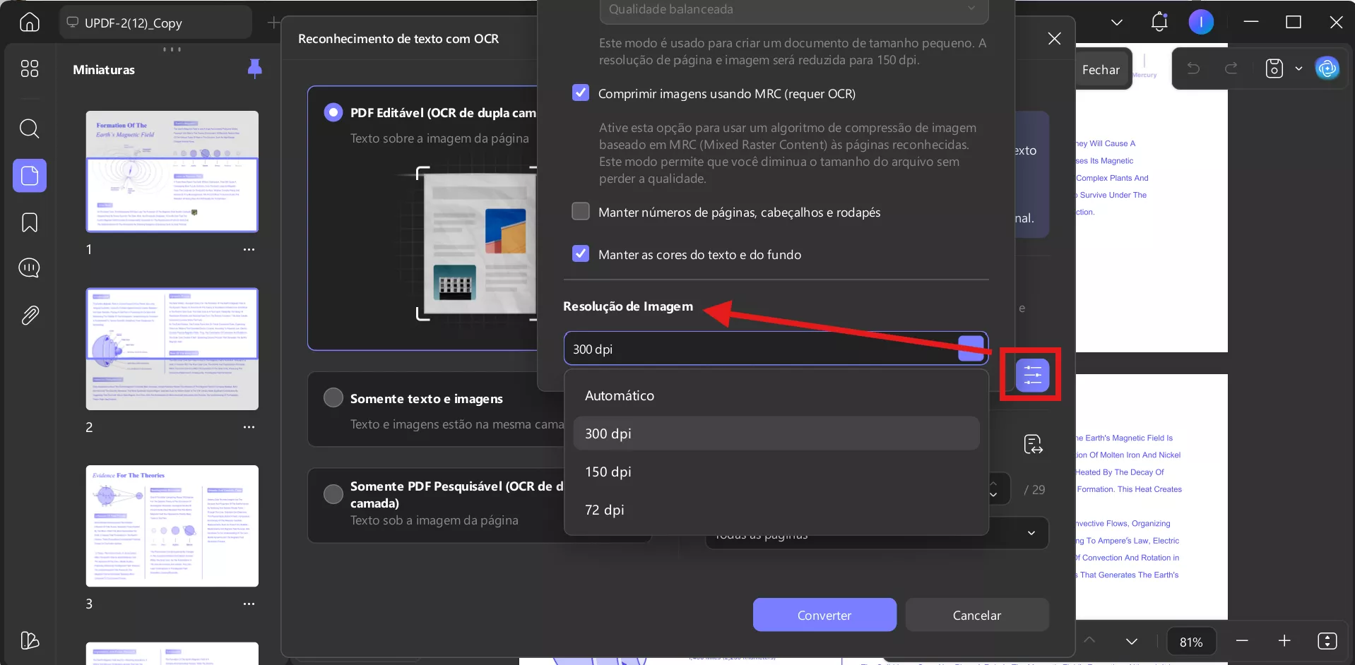 Transformar Texto Escrito à Mão em Digitado