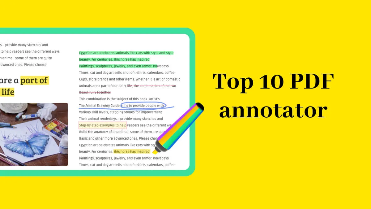 Top 10 PDF annotator in 2024