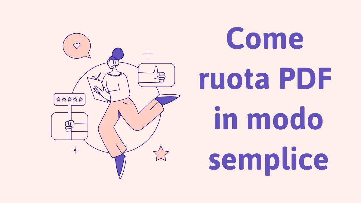 Ruota PDF con 5 semplici metodi